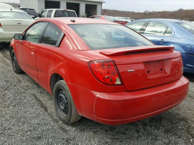 1G8AN15F96Z206781 - 2006 SATURN ION LEVEL RED photo 3