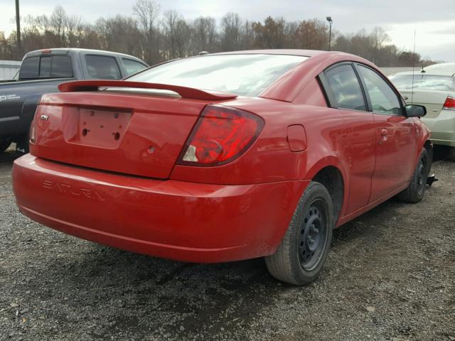 1G8AN15F96Z206781 - 2006 SATURN ION LEVEL RED photo 4