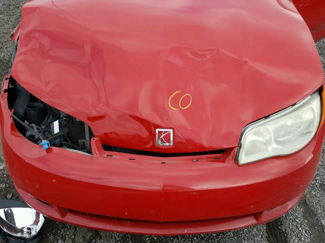 1G8AN15F96Z206781 - 2006 SATURN ION LEVEL RED photo 7