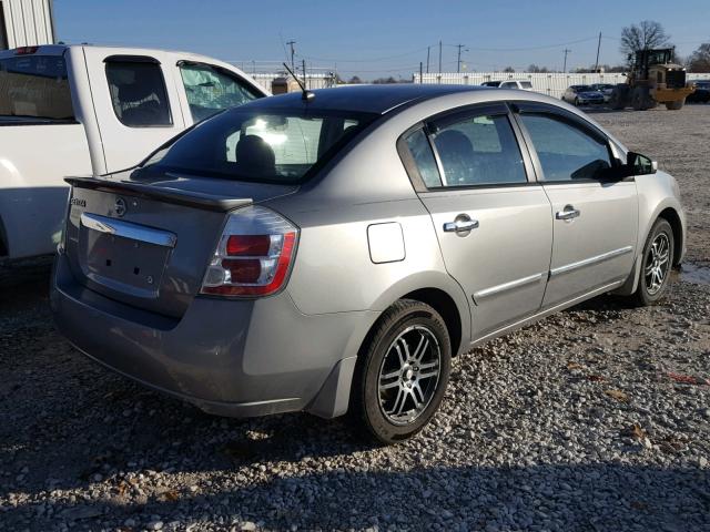 3N1AB6AP2CL674657 - 2012 NISSAN SENTRA 2.0 SILVER photo 4