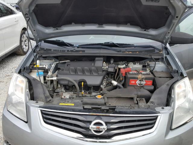 3N1AB6AP2CL674657 - 2012 NISSAN SENTRA 2.0 SILVER photo 7