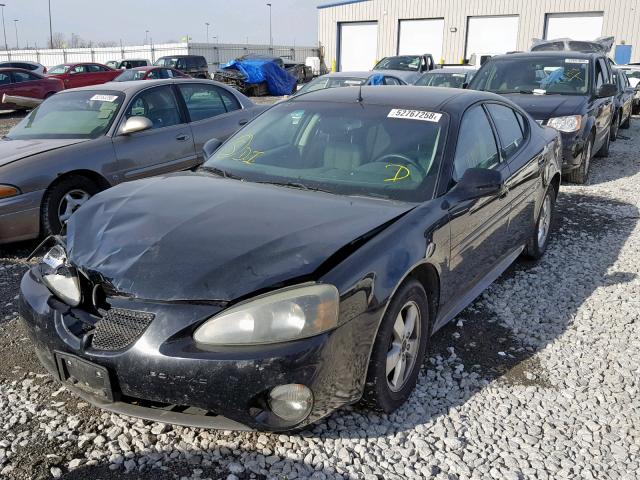 2G2WP522751318909 - 2005 PONTIAC GRAND PRIX BLACK photo 2