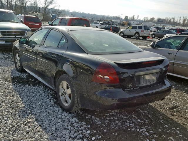 2G2WP522751318909 - 2005 PONTIAC GRAND PRIX BLACK photo 3