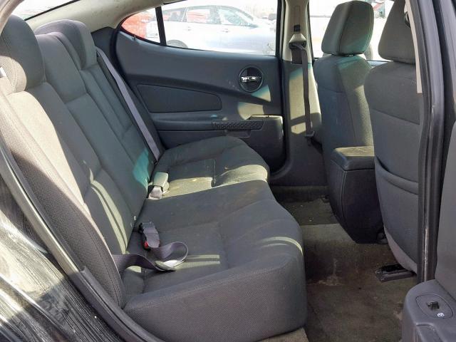 2G2WP522751318909 - 2005 PONTIAC GRAND PRIX BLACK photo 6