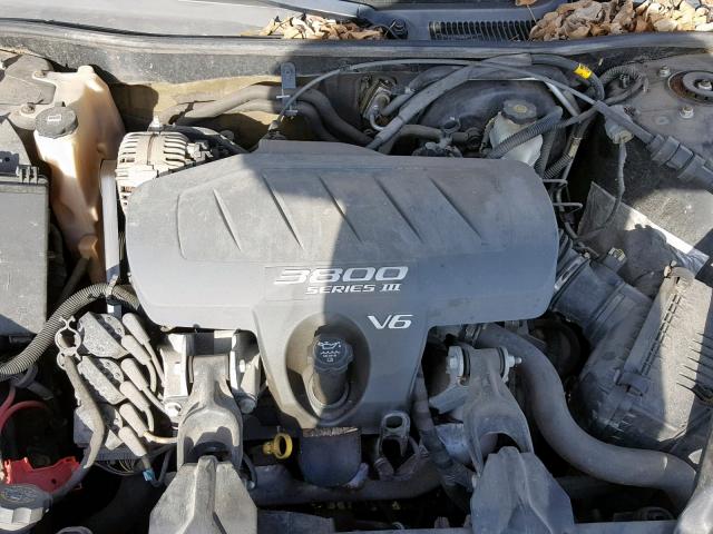 2G2WP522751318909 - 2005 PONTIAC GRAND PRIX BLACK photo 7