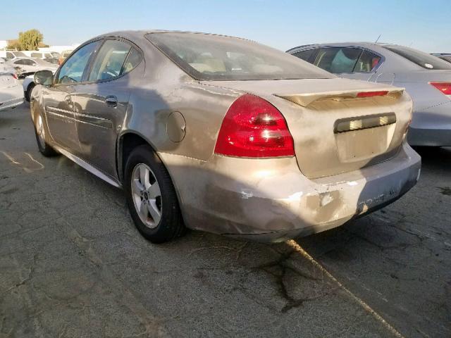 2G2WP552361214818 - 2006 PONTIAC GRAND PRIX Қоңыр фото 3