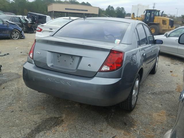 1G8AZ55F96Z104554 - 2006 SATURN ION LEVEL GRAY photo 4