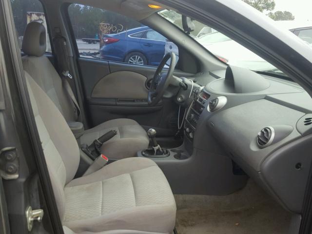 1G8AZ55F96Z104554 - 2006 SATURN ION LEVEL GRAY photo 5