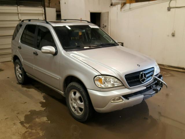 4JGAB57E44A459699 - 2004 MERCEDES-BENZ ML 350 SILVER photo 1