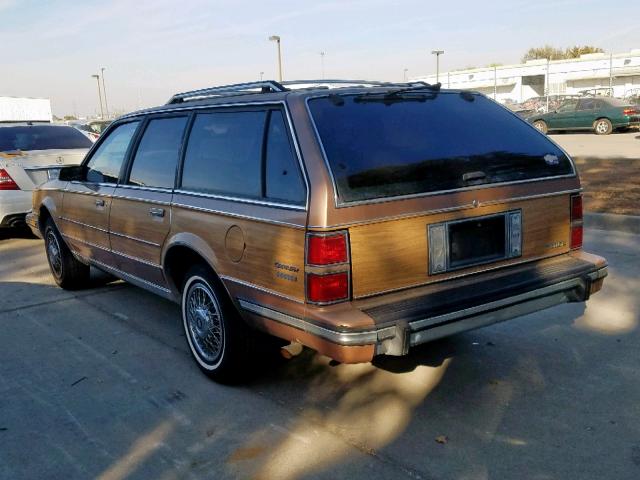 1G4AL8139J6423737 - 1988 BUICK CENTURY ES BROWN photo 3