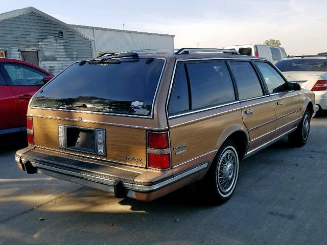 1G4AL8139J6423737 - 1988 BUICK CENTURY ES BROWN photo 4