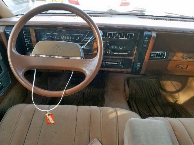 1G4AL8139J6423737 - 1988 BUICK CENTURY ES BROWN photo 9