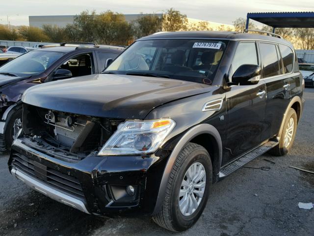 JN8AY2ND4JX001654 - 2018 NISSAN ARMADA SV BLACK photo 2