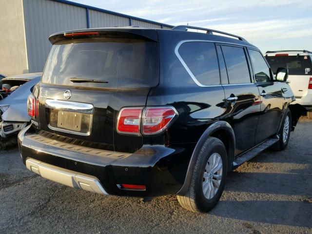 JN8AY2ND4JX001654 - 2018 NISSAN ARMADA SV BLACK photo 4