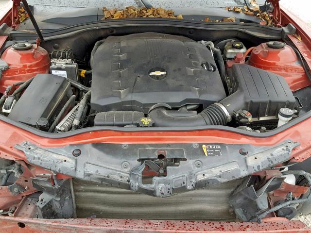 2G1FA1E32E9188560 - 2014 CHEVROLET CAMARO LS RED photo 7