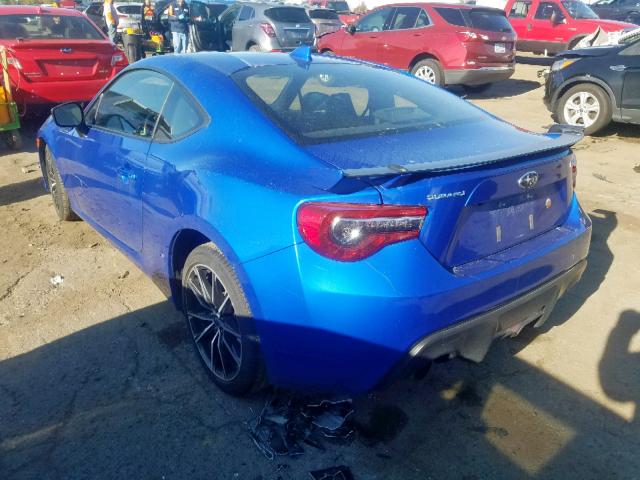 JF1ZCAC11H8600330 - 2017 SUBARU BRZ 2.0 LI BLUE photo 3