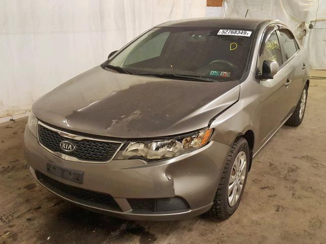 KNAFU4A26C5626047 - 2012 KIA FORTE EX GRAY photo 2