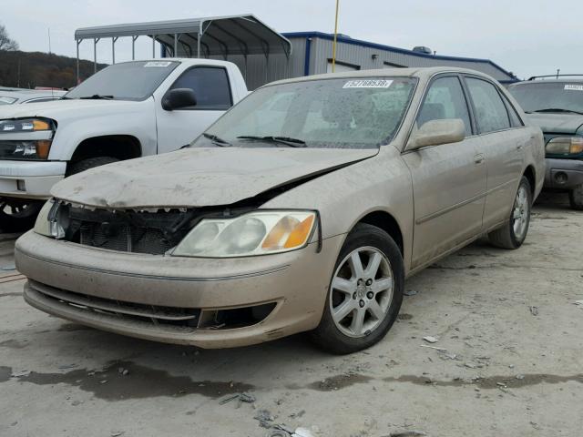 4T1BF28B13U330800 - 2003 TOYOTA AVALON XL GOLD photo 2