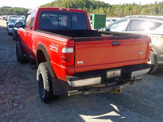 1FTZR45E42PA62326 - 2002 FORD RANGER SUP RED photo 3