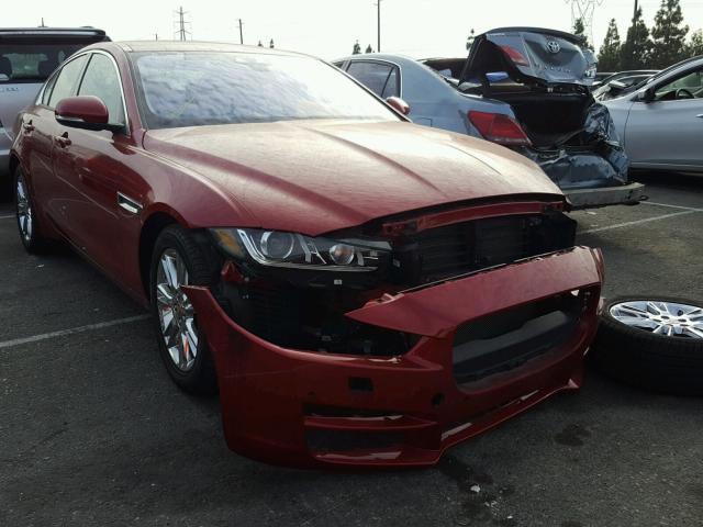 SAJAD4BG9HA951766 - 2017 JAGUAR XE PREMIUM RED photo 1