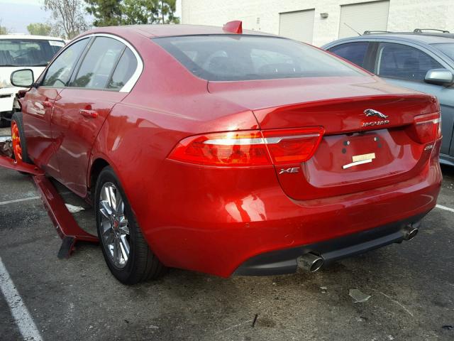 SAJAD4BG9HA951766 - 2017 JAGUAR XE PREMIUM RED photo 3