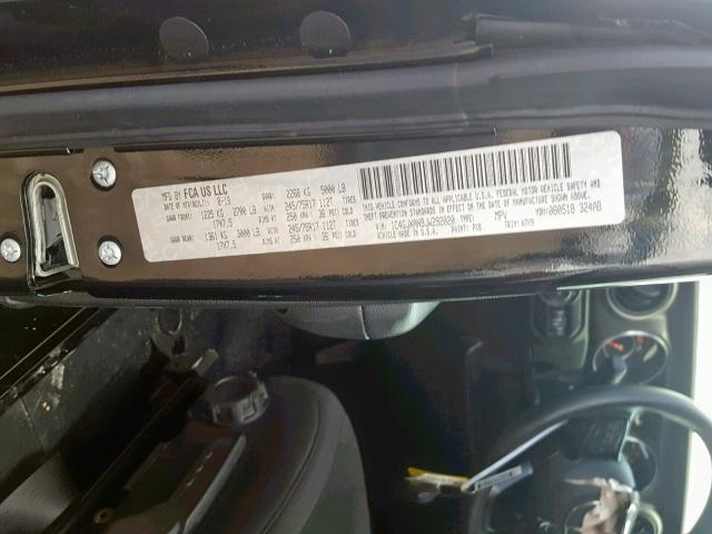 1C4GJXAN9JW292020 - 2018 JEEP WRANGLER S BLACK photo 10