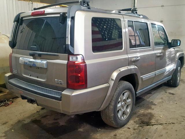 1J8HG58256C301199 - 2006 JEEP COMMANDER ყავისფერი ფოტო 4