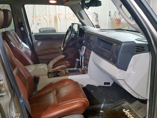 1J8HG58256C301199 - 2006 JEEP COMMANDER ყავისფერი ფოტო 5