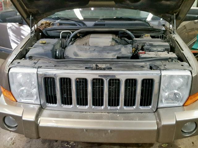 1J8HG58256C301199 - 2006 JEEP COMMANDER ყავისფერი ფოტო 7