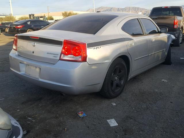 2B3CA3CVXAH243445 - 2010 DODGE CHARGER SX SILVER photo 4