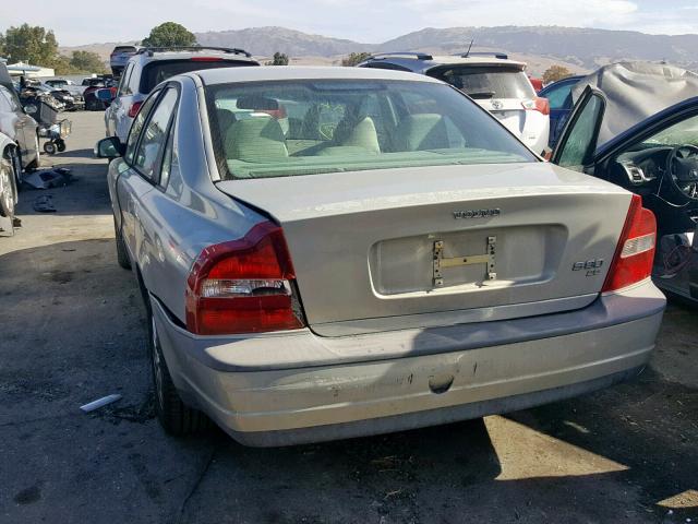 YV1TS94D011214016 - 2001 VOLVO S80 SILVER photo 3