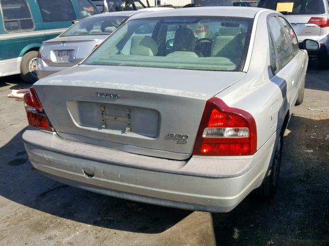 YV1TS94D011214016 - 2001 VOLVO S80 SILVER photo 4