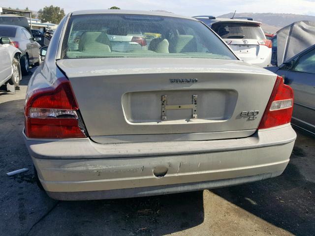 YV1TS94D011214016 - 2001 VOLVO S80 SILVER photo 9