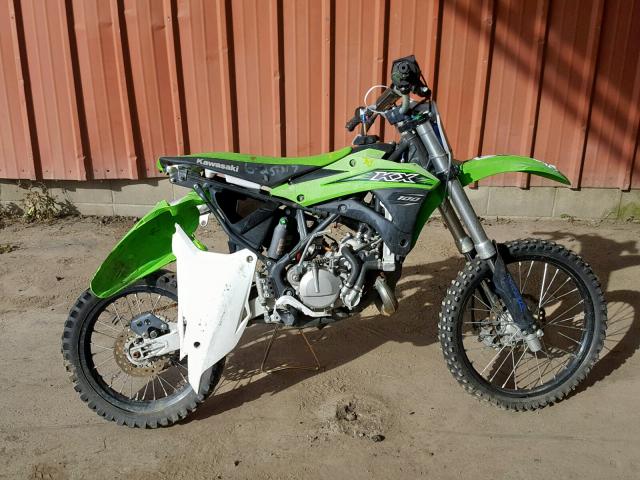 JKAKXTFC5GA005085 - 2016 KAWASAKI KX100 F GREEN photo 1