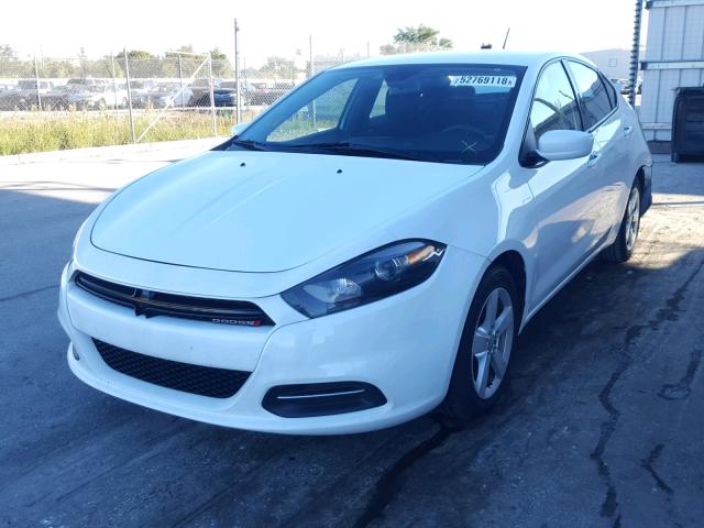 1C3CDFBA0GD720559 - 2016 DODGE DART SXT WHITE photo 2