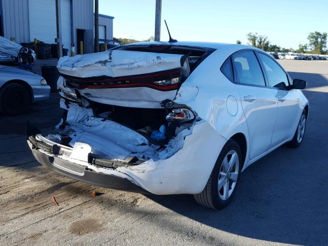 1C3CDFBA0GD720559 - 2016 DODGE DART SXT WHITE photo 4