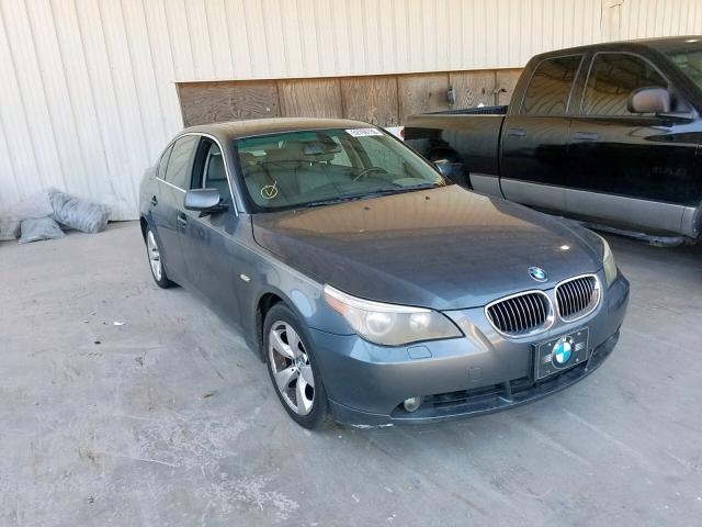 WBANE53567CW68645 - 2007 BMW 525 I GRAY photo 1