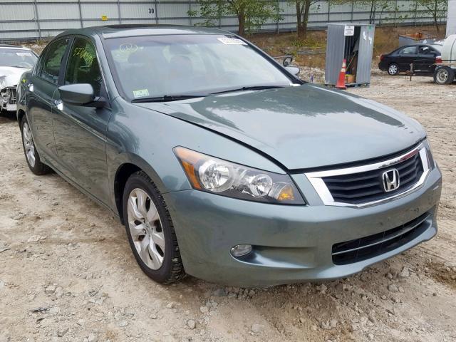 1HGCP36859A051039 - 2009 HONDA ACCORD EXL GREEN photo 1