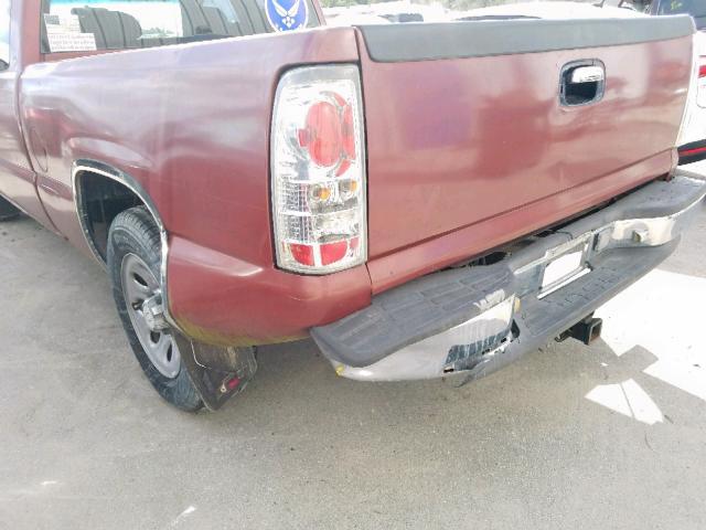 2GCEC19W7Y1115799 - 2000 CHEVROLET SILVERADO RED photo 9