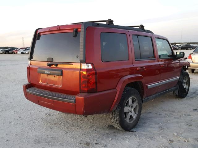 1J4RH4GKXAC113723 - 2010 JEEP COMMANDER Qırmızı foto 4