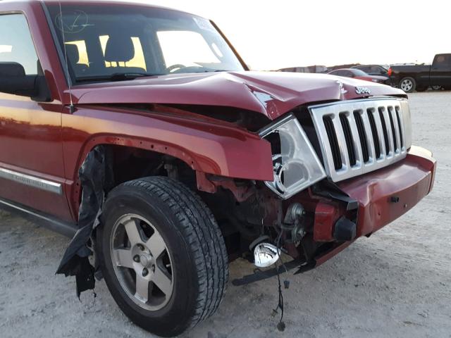 1J4RH4GKXAC113723 - 2010 JEEP COMMANDER Qırmızı foto 9