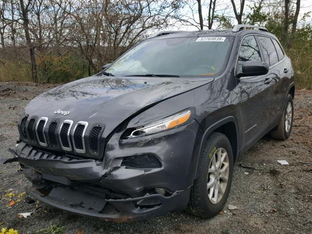 1C4PJMCS4FW758218 - 2015 JEEP CHEROKEE L GRAY photo 2