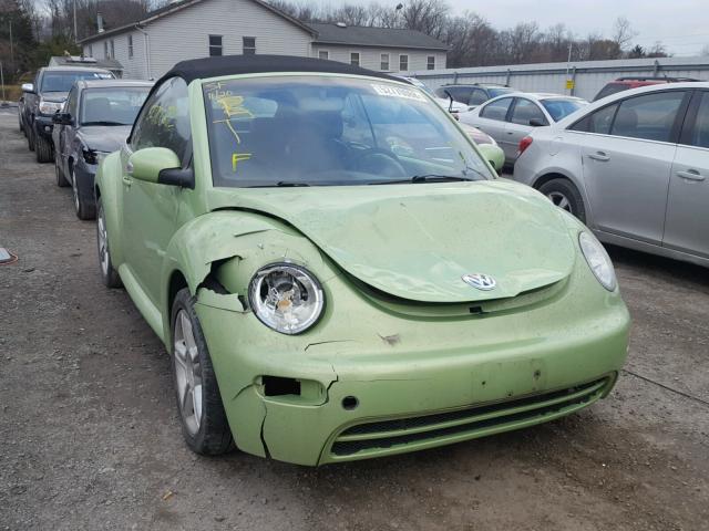 3VWBM31Y45M370260 - 2005 VOLKSWAGEN NEW BEETLE GREEN photo 1