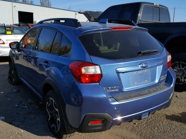 JF2GPANC8GH263689 - 2016 SUBARU CROSSTREK BLUE photo 3