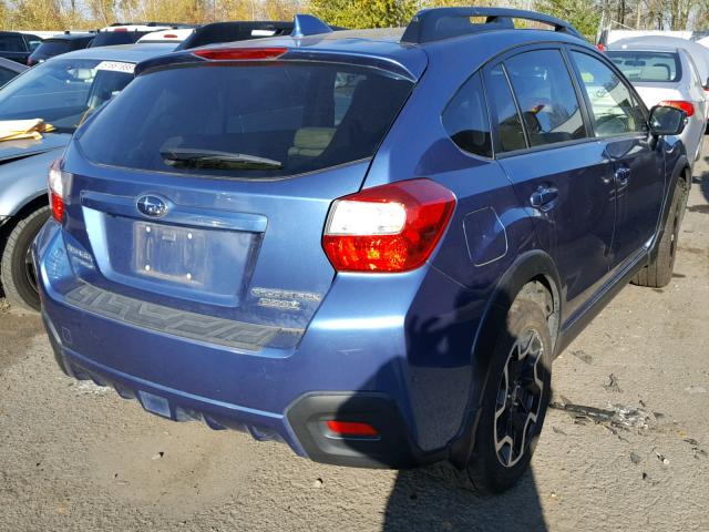 JF2GPANC8GH263689 - 2016 SUBARU CROSSTREK BLUE photo 4