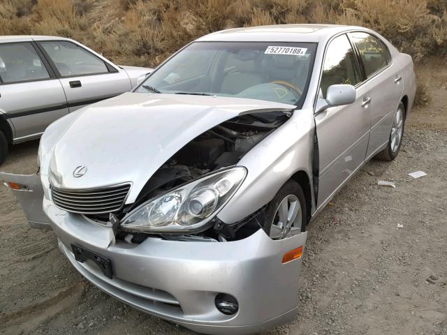 JTHBA30G655124707 - 2005 LEXUS ES330 SILVER photo 2