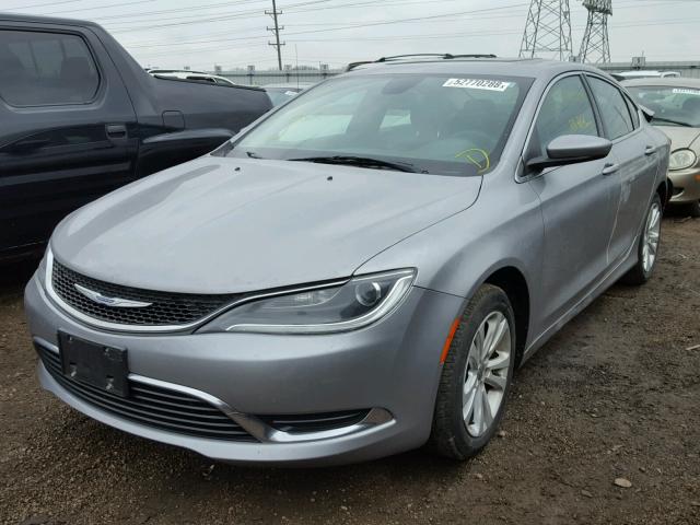 1C3CCCAB6GN103608 - 2016 CHRYSLER 200 LIMITE GRAY photo 2