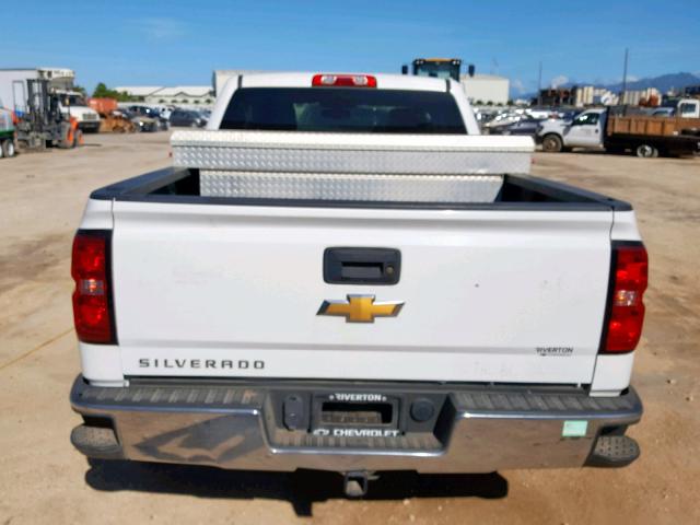 1GCVKNEC9GZ317488 - 2016 CHEVROLET SILVERADO WHITE photo 6