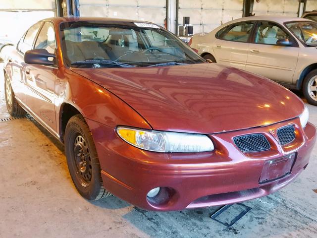 1G2WK52J12F137766 - 2002 PONTIAC GRAND PRIX MAROON photo 1