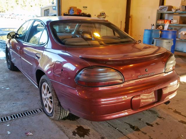 1G2WK52J12F137766 - 2002 PONTIAC GRAND PRIX MAROON photo 3